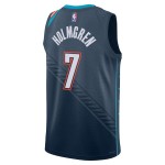 Maillot NBA Oklahoma City Thunder Chet Holmgren Nike 2025-26 City Edition Noir Swingman - Homme